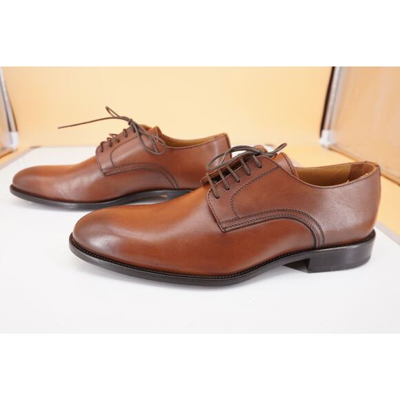 To Boot New York Bellaire Derby Oxford Dress Shoe Size 9 Burnished Brown $395 - Picture 3 of 10